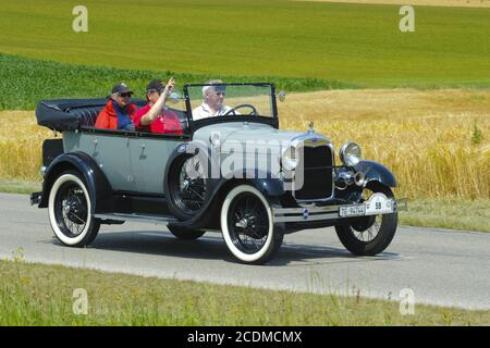 Oldtimer-Rallye für alt antik Oldtimer Stockfoto