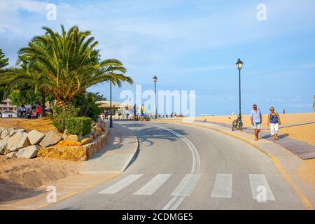 Tossa de Mar, Katalonien, Spanien, Avenida Palma Stockfoto