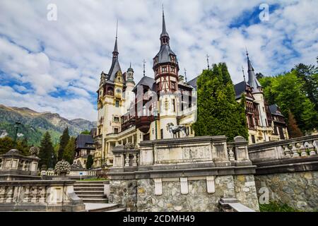 Schloss Peles - Sinaia, Rumänien, Transsilvanien Stockfoto