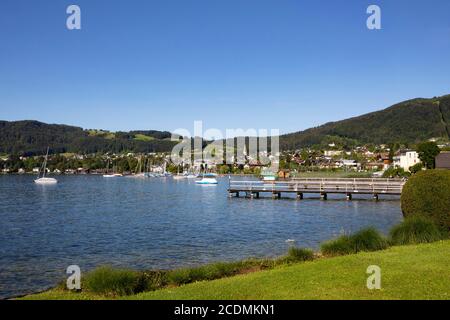 Altmünster, Traunsee, Salzkammergut, Oberösterreich, Österreich Stockfoto