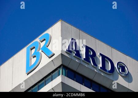 BR Bayerischer Rundfunk, ARD das erste, Arnulfstrasse, München, Bayern, Deutschland Stockfoto