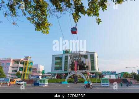 Seilbahn in Vung Tau, Vietnam Stockfoto