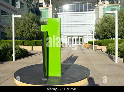 Der Campus und Hauptsitz von Apple Inc. In One Infinite Loop, Cupertino CA Stockfoto