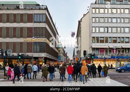 Drottninggatan, Stockholm, Schweden Stockfoto