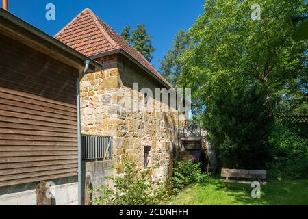 D-Dorsten, D-Dorsten-Rhade, Lippe, Ruhrgebiet, Naturpark hohe Mark Westmünsterland, Münsterland, Westfalen, Nordrhein-Westfalen, NRW, Wassermühle Rhade Stockfoto