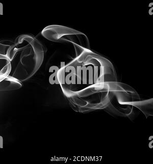 Abstrakte Rauch wirbelt Stockfoto