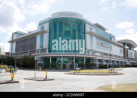 John Lewis und Westquay Shopping Centre in Southampton, Hampshire in Großbritannien, aufgenommen am 10. Juli 2020 Stockfoto