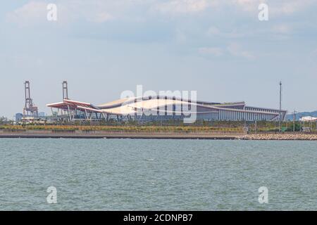 Incheon, Korea - 19. Juni 2020. Incheon International Ferry Terminal. Incheon International Ferry Wharf. Incheon Kreuzfahrthafen. Stockfoto