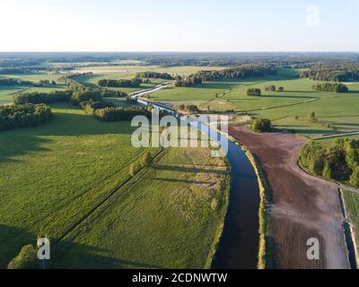 Finnische Landschaft Stockfoto