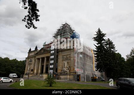 MDK-Miejski Dom Kultury, Zgorzelec, Ruhmeshalle, Oberlausitzer Gedenkhalle wird reconstruiert am 27.8.2020 Stockfoto