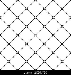 Streifen Grunge kariert Halbton schwarz und weiß nahtlose Textur. Gestreifter Hintergrund. Abstrakte geometrische diagonale überlappende Streifen Illustration Patter Stockfoto