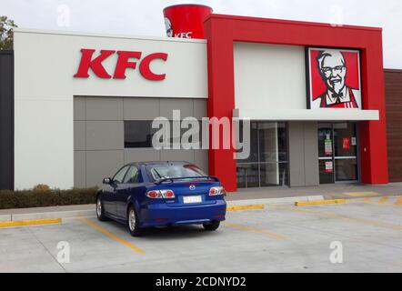 KFC Restaurant Storefront, Queensland Australien Stockfoto