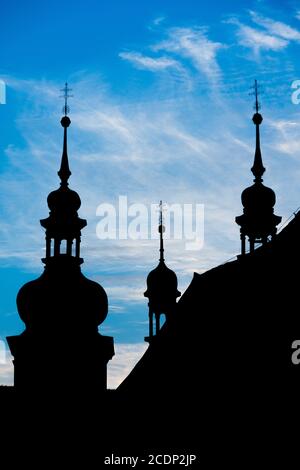 Spires Silhouettes, Prag, Tschechische Republik Stockfoto