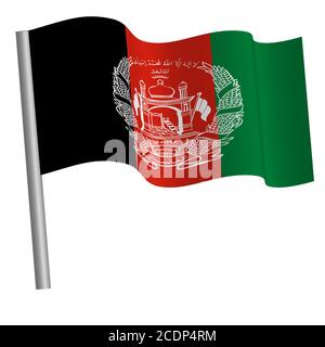 Nahaufnahme Der Gekräuselten Afghanistan Flagge Stockfoto und mehr Bilder  von Afghanische Flagge - Afghanische Flagge, Flagge, Afghanistan - iStock