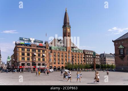 Scandic Palace Hotel am Rathausplatz in der Dänischen Hauptstadt Kopenhagen, Dänemark, Europa Rådhuspladsen Scandic Palace Hotel am Rathaus Stockfoto