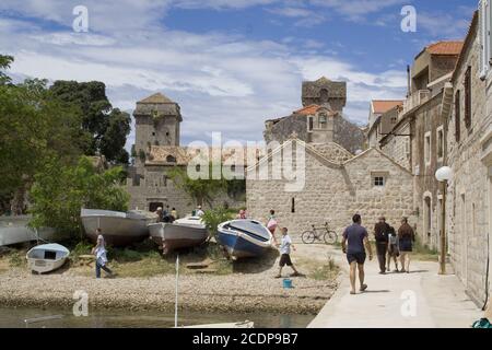 Insel Sipan, Kroatien Stockfoto