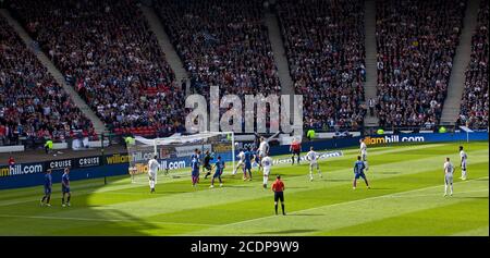 Falkirk im Scottish Cup Final im Hampden Park ausgleichen Stockfoto
