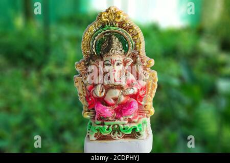 Feiern des Festes von Lord Ganesha Stockfoto