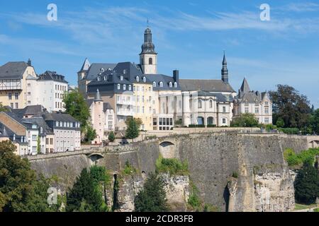 Stadt Luxemburg, die Hauptstadt des Großherzogtums Luxemburg Stockfoto