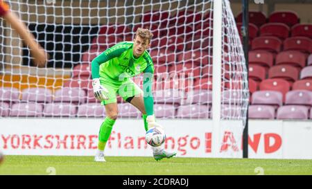 Bradford, Großbritannien. August 2020. Sam Hornby von Bradford City während des 2020/21 Pre Season Freundschaftsspiels zwischen Bradford City und Wigan Athletic im Utility Energy Stadium, Bradford, England am 29. August 2020. Foto von Thomas Gadd. Kredit: Prime Media Images/Alamy Live Nachrichten Stockfoto