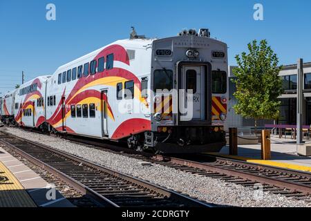 Santa Fe Railyard in Santa Fe, New Mexico Stockfoto