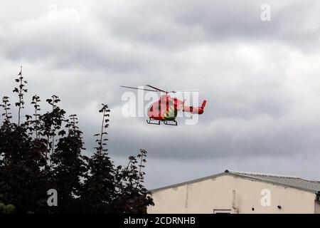 G-EHMS McDonnell Douglas MD902 Explorer, London Air Ambulance Helicopter, Hounslow, London, UK, 29. August 2020, Foto von Richard Goldschmidt Stockfoto