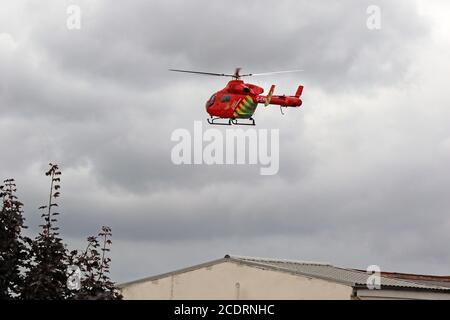 G-EHMS McDonnell Douglas MD902 Explorer, London Air Ambulance Helicopter, Hounslow, London, UK, 29. August 2020, Foto von Richard Goldschmidt Stockfoto