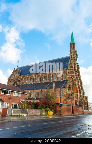 Gorton Monastery Außenansicht in Manchester, England, Vereinigtes Königreich Stockfoto