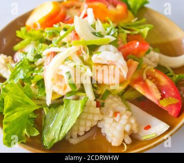 Nudel Glas Salat Stockfoto