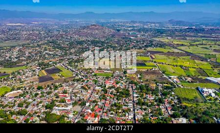 Luftaufnahme der Stadt Cuernavaca im Staat Von Mexiko Stockfoto
