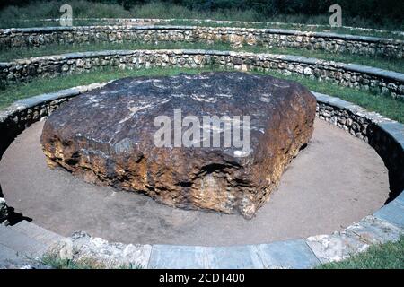 Der Hoba Meteorite in Namibia Stockfoto