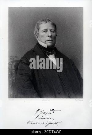 Jean-Auguste-Dominique Ingres, 1860/1865, von Pierre Petit Stockfoto
