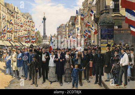 Beraud Jean - La Marseillaise - Französische Schule - 19 Jahrhundert Stockfoto