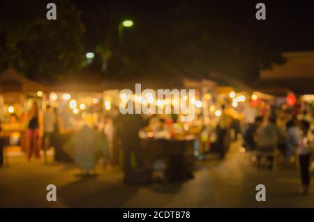 Verwischen Sie den Lebensmittelmarkt Stockfoto