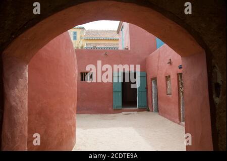 Haus der Sklaven / Maison des Esclaves; Insel Goree, Senegal, Westafrika Stockfoto