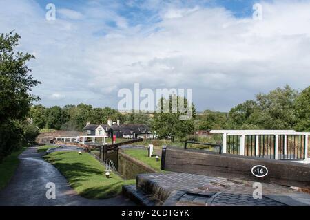 foxton Locks, leicestershire Stockfoto