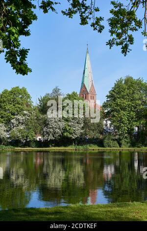 Kirche St. Aegidien, Lübeck, Deutschland Stockfoto