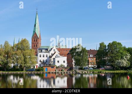 Kirche St. Aegidien, Lübeck, Deutschland Stockfoto