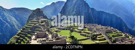 Machu Picchu - heilige Stadt eines Inka-Reiches Stockfoto