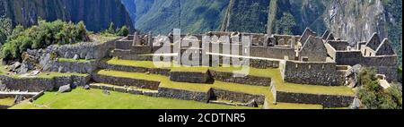 Machu Picchu - ist eine heilige Stadt des Inka-Reiches Stockfoto