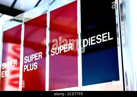 Tankstelle Stockfoto