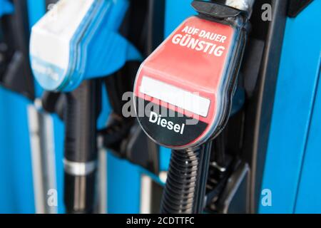 Dieselkraftstoffpumpen Stockfoto