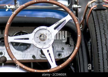 Bugatti 40 Cafe Racer Yom 1926, 1496 ccm, 48 ps, 120 km/h, Nahaufnahme des Armaturenbretts Stockfoto