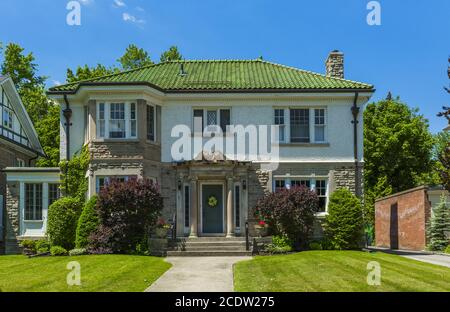 Custom built Luxus Haus in einem Vorort von Toronto, Kanada. Stockfoto