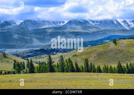Nord-Tschuja-Bergkette in der Altai-republik, Russland Stockfoto