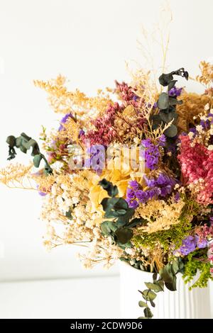 Bouquet von getrockneten Blumen Stockfoto