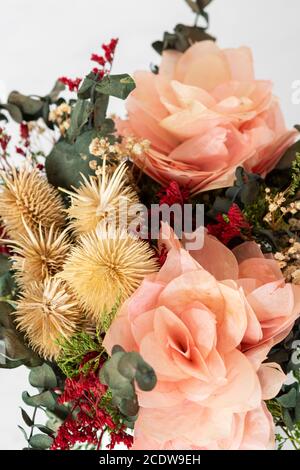 Bouquet von getrockneten Blumen Stockfoto