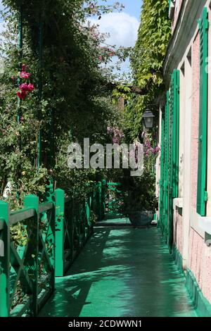 Monets Haus, Giverny, Normandie, Frankreich Stockfoto