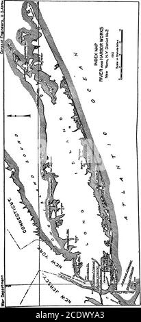 . Index zu den Berichten des Chefs der Ingenieure, US-Armee (einschließlich der Berichte der Isthmian Canal Commissions, (1899-1914) 1866-1912 ... . durch die C.interests beteiligten, 97,3320. INGENIEURE. Leiter der Ingenieure. E., 95, 429; 97, 483.verantwortlich: Capt. S. S. Leach, 1894-95. B., 96,3243. Maj. W. S. Stanton, 1896-97. K., 97,3319.Assistent. F. M. Barstow. B., 97,3322. PHYSISCHE CHABACTEBISTICS. Beschreibung, 96,3244; 97, 3320. R. steigt in den Grünen Bergen nahe der Kanadischen Linie und fließt in den Missisquoi B. durch 3zweigt, 96, 3244; und so nahe der n. Grenze vonden USA. Das die Mitte Stockfoto