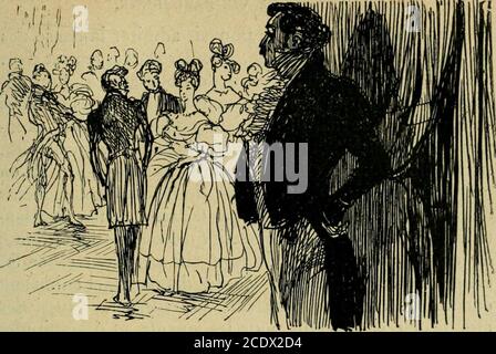 . La comédie humaine . SARRASINE A Monsieur Charles de Bernard du GraiV. SARRASINE. Jétais plongé dans une de ces rêveries pro-fondes qui saissent tout le monde, même unhomme frivole, au sein des fêtes les plus tumul-tueuses. Minuit venait de sonner à lhorlogede lEIysée-Bourbon *. Assis dans lembrasuredune fenêtre, et caché sous les phs onduleuxdun rideau de moire, je pouvais contemplerà mon aise le jardin de lhôtel où je passaisla soirée. Les arbres, imparfaitement couverts de neige,se détachaient faiblement du Fond grisâtre que formaitun ciel nuageux, à peine blanchi par la lune. VUS au se Stockfoto